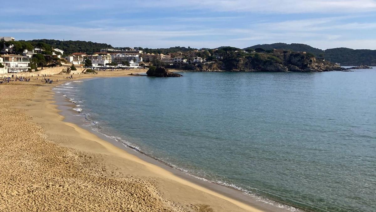 La Fosca, en Palamós, es una de las playas que ha obtenido la Bandera Azul este 2026