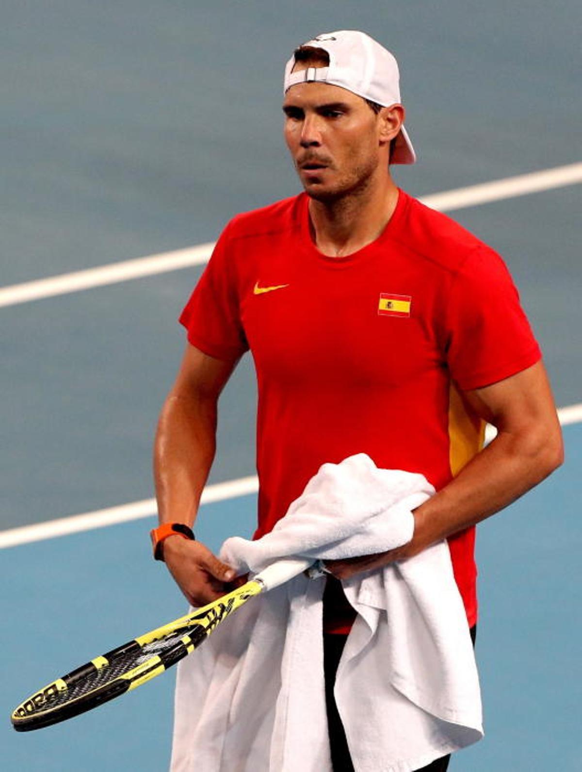 Entrene Rafa Nadal y Bautista en Australia para Co
