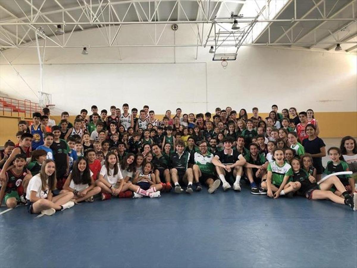 Guille Corrales y Juan Santos, en el Campus del San Antonio Cáceres