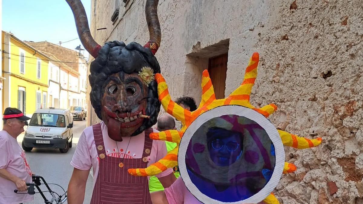 Maties Gámez, el Much, junto a Maria Magdalena Amengual, glosadora.