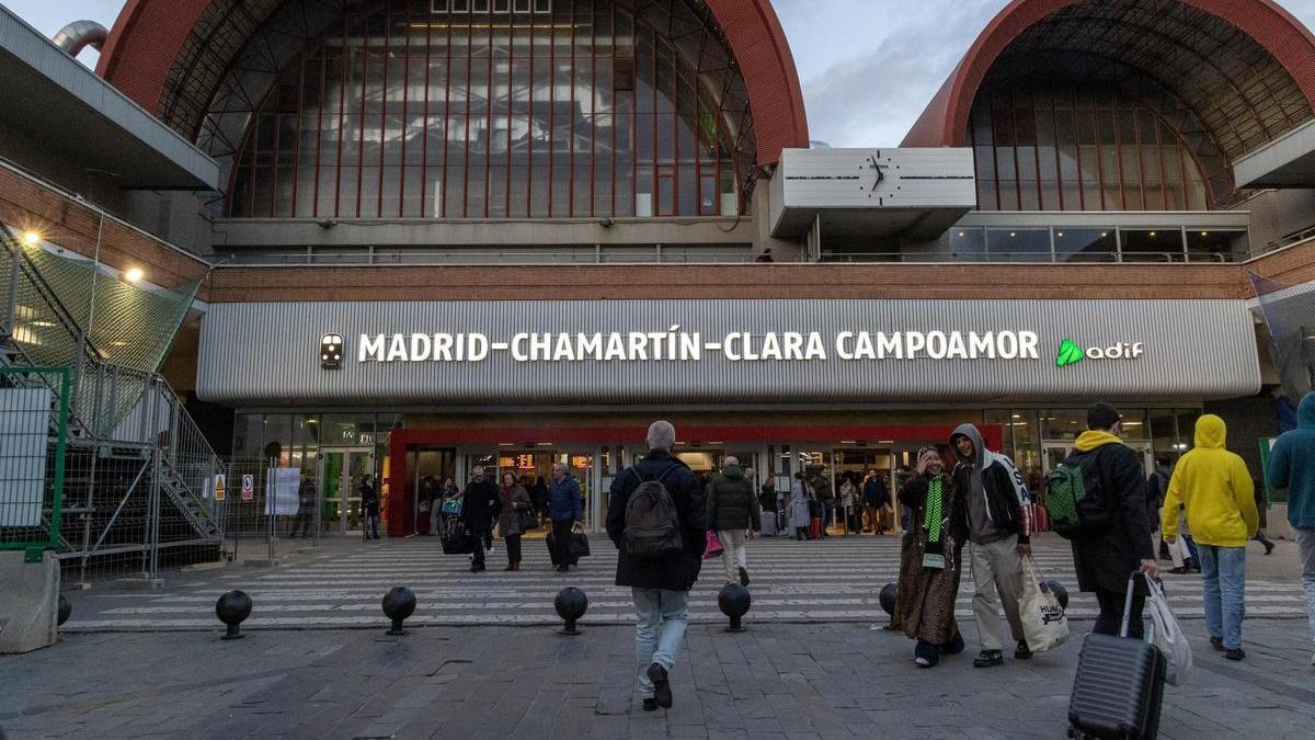 Estación de Chamartín, terminal de referencia en la actualidad para el AVE Alicante-Madrid.
