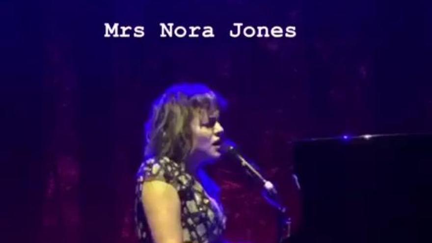 Norah Jones, durante su actuación en Casas Novas.