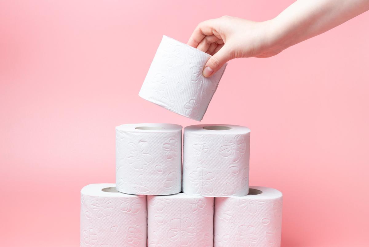 Papel higiénico.