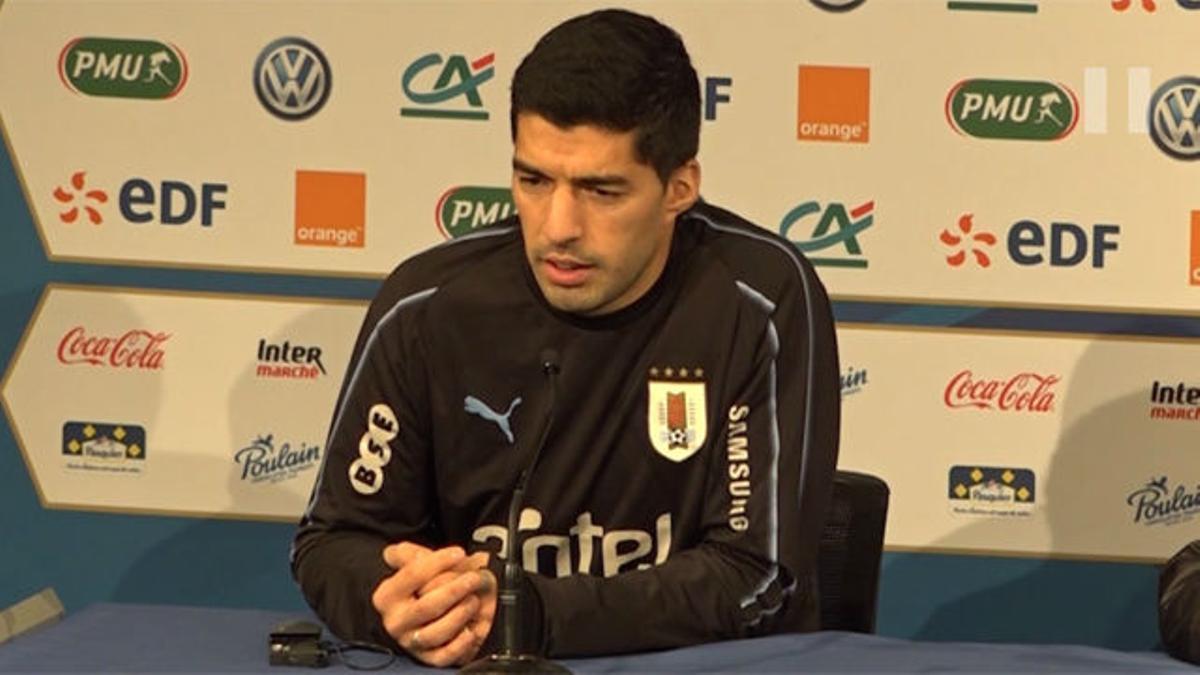 Luis Suárez: "Somos unos privilegiados por enfrentarnos a la última campeona del mundo"