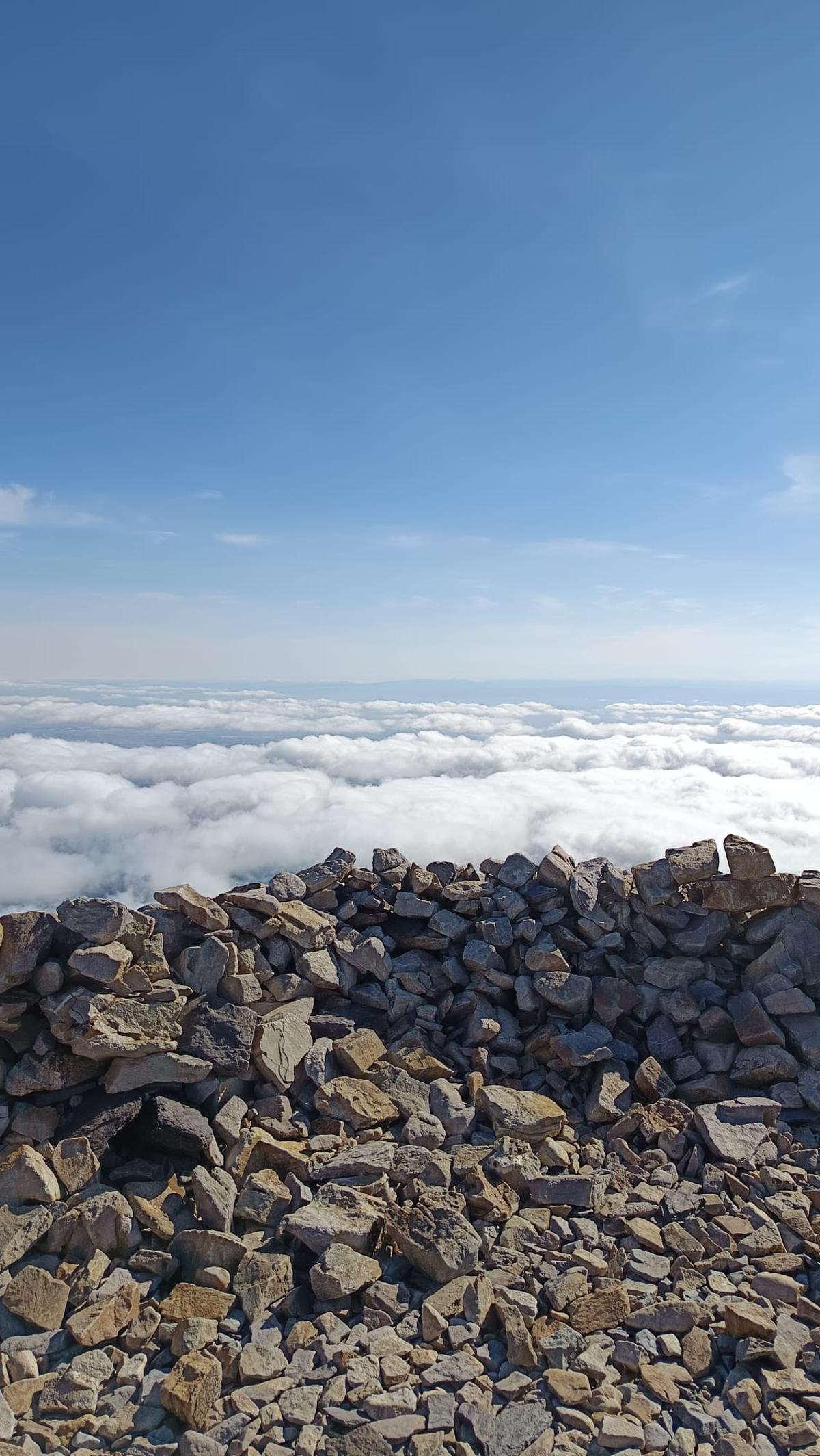 La cumbre del Moncayo, en julio de este año.
