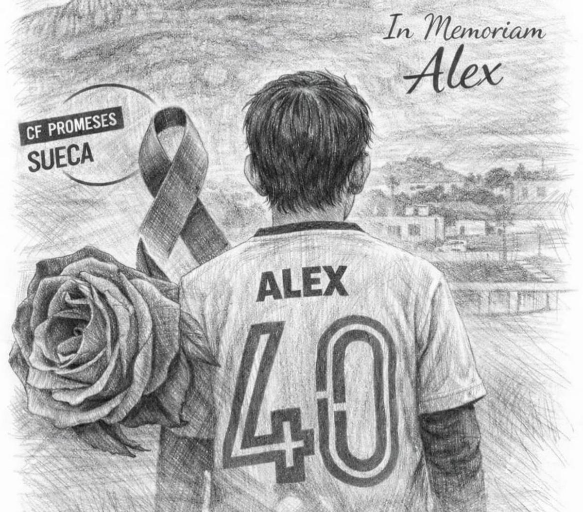 Álex, "un nen de 10" apassionat pel futbol