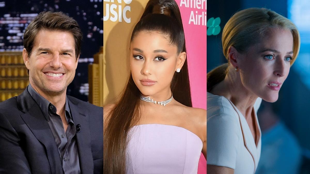 Tom Cruise, Ariana Grande y Gillian Anderson.