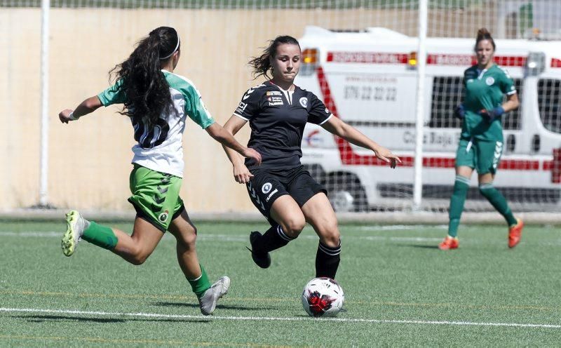 Partido de esta mañana entre el Zaragoza CFF y el Racing Féminas