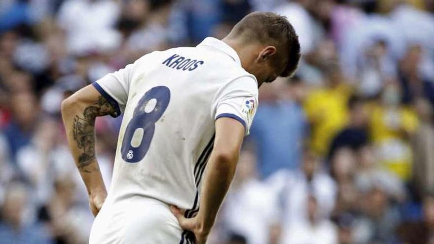 Kroos, durante el Real Madrid-Eibar.