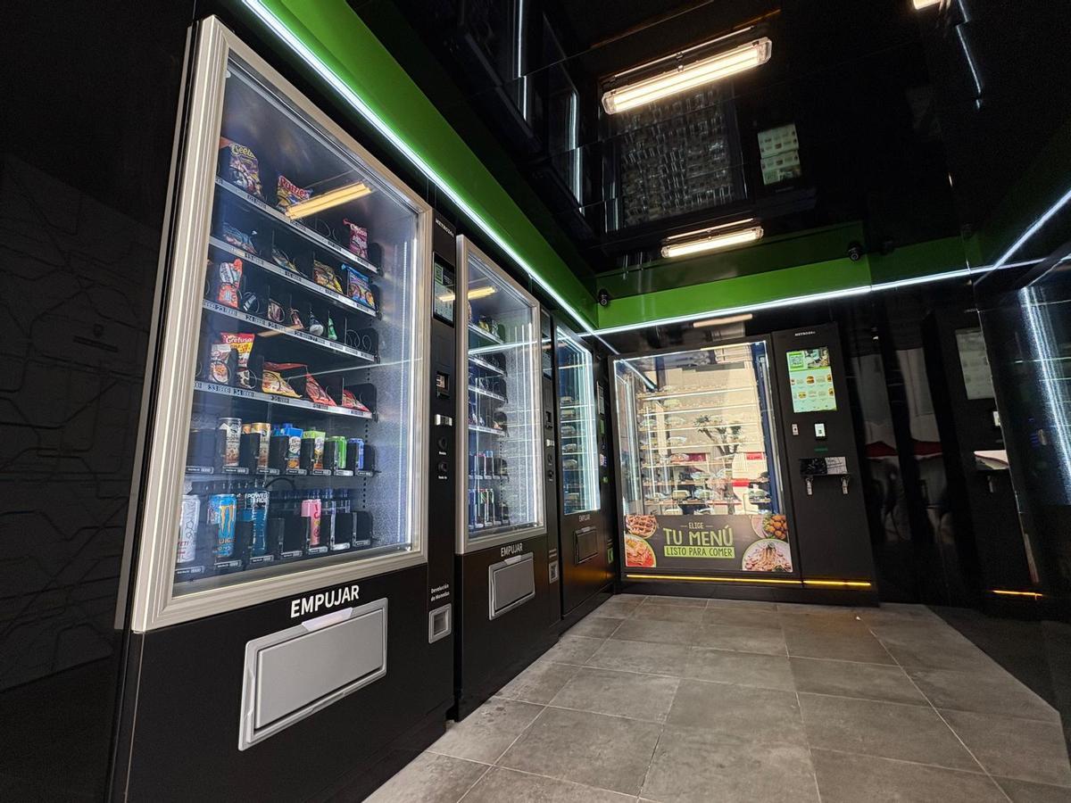 El resto de máquina expendedoras.
