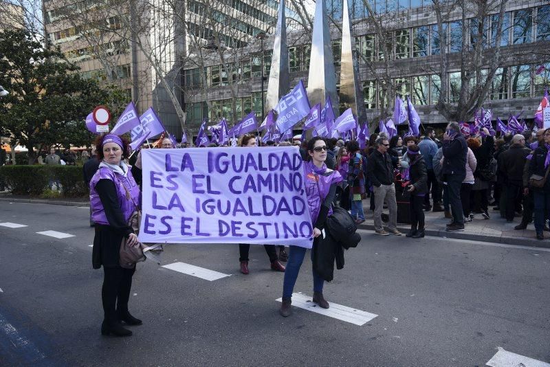 Concentraciones por el 8-M en Zaragoza