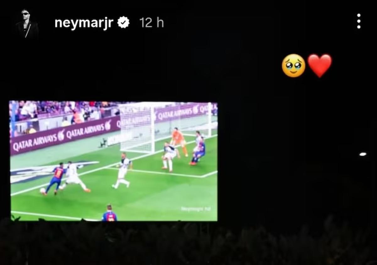 La última story de Neymar recordando sus tiempos en el Barça