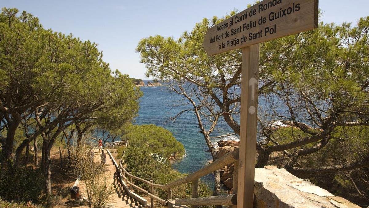 Playa de Sant Pol de Sant Feliu de Guíxols.