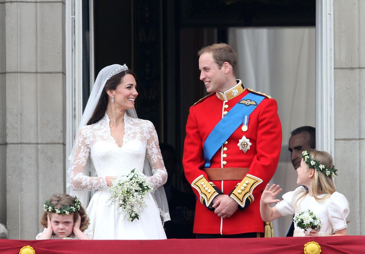 El vestido de novia de Kate Middleton, romántico