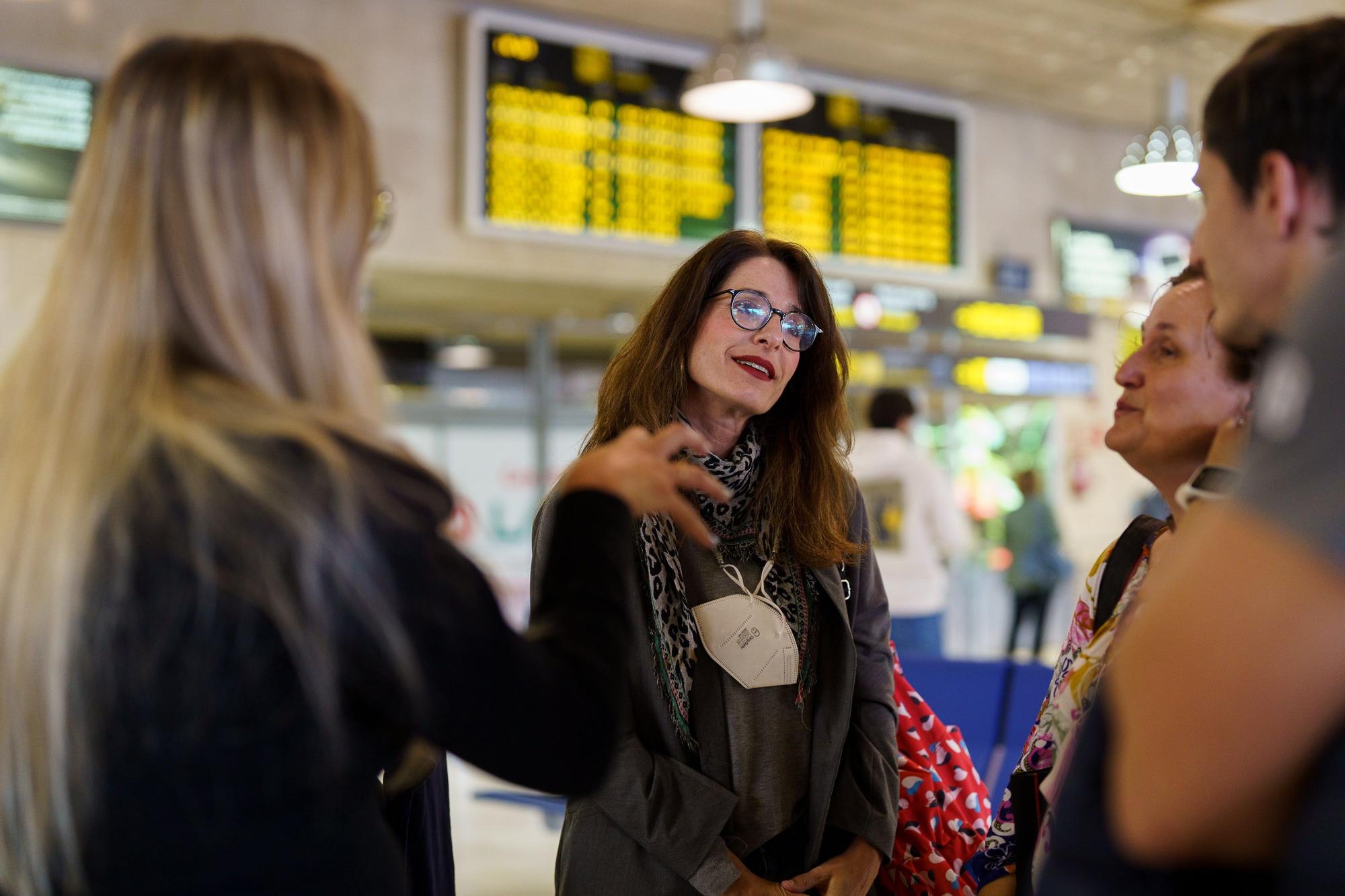 Llegada de 122 refugiados ucranianos a Tenerife