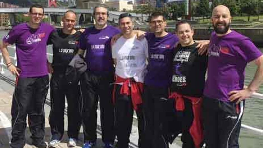 Jugadores del Balonmano La Muralla.