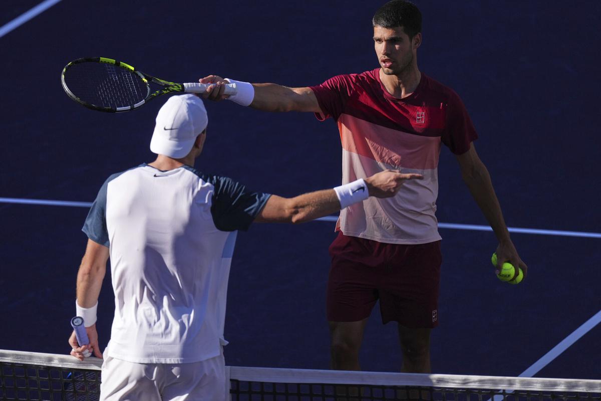 Alcaraz cayó contra Draper