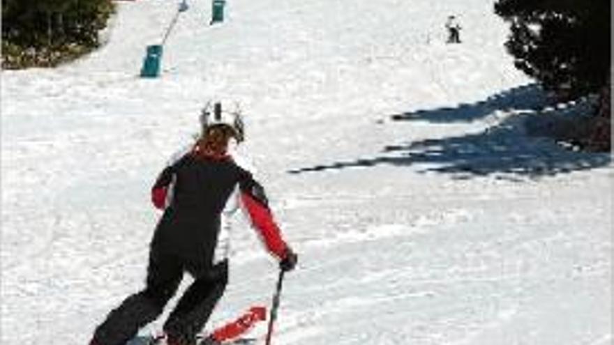 Esquiadors a les pistes de Masella una jornada d&#039;aquesta temporada