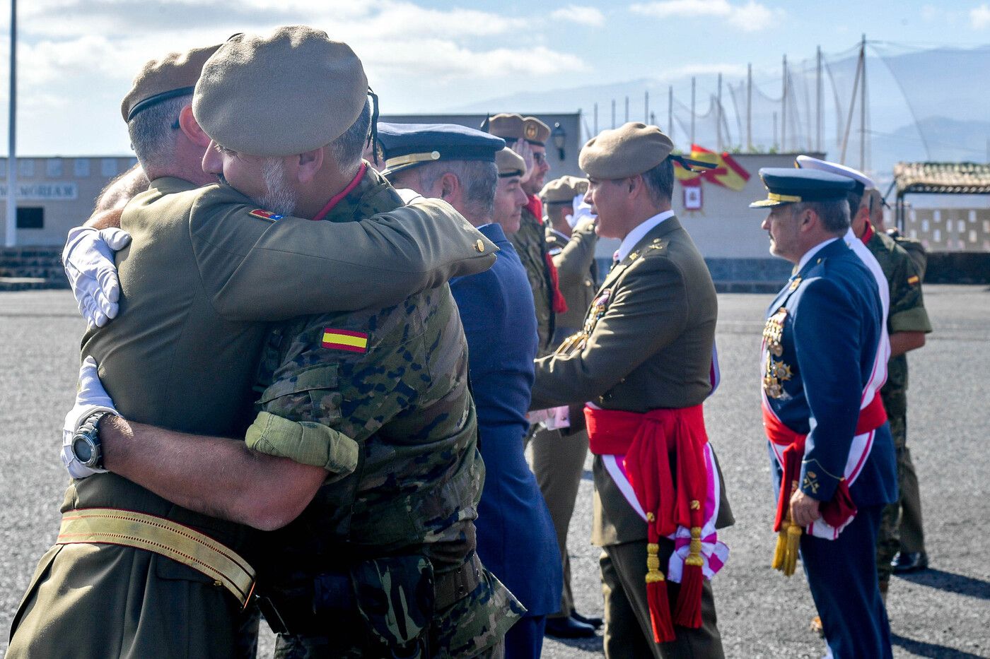 Celebración del día de la patrona de Infantería en Las Palmas de Gran Canaria