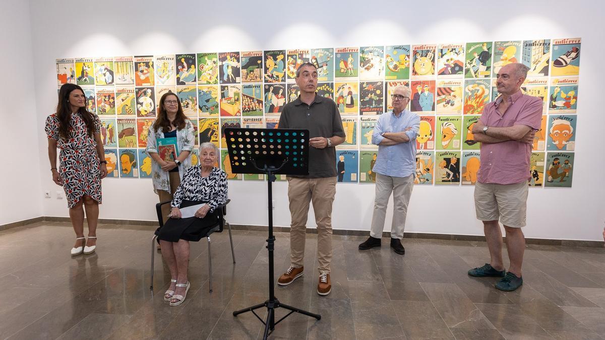 Inauguración de la exposición.