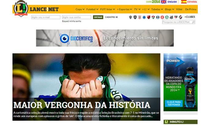 Las portadas de la prensa tras el 1-7 de Alemania en Brasil