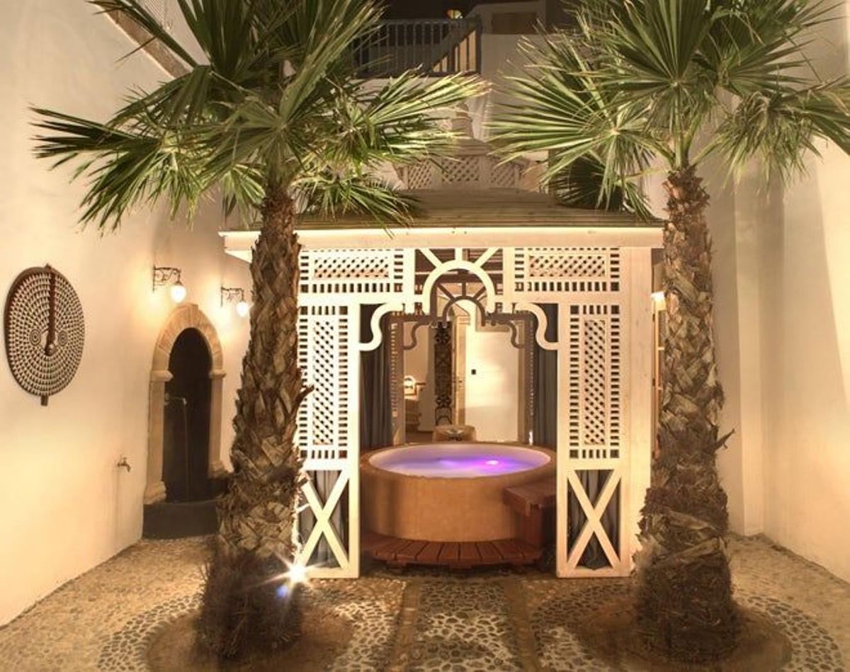 Zona de relajación del riad Baladin