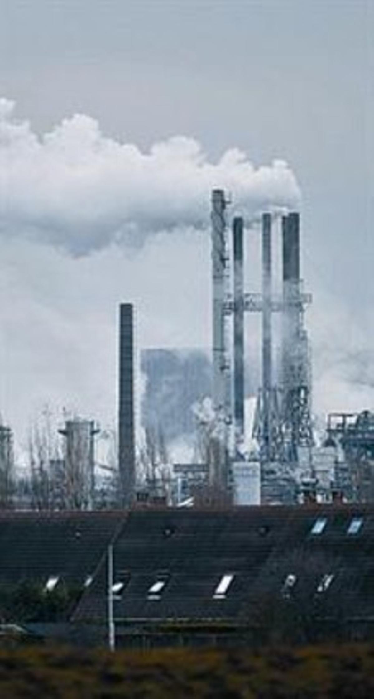 Una fábrica cerca de Lille.