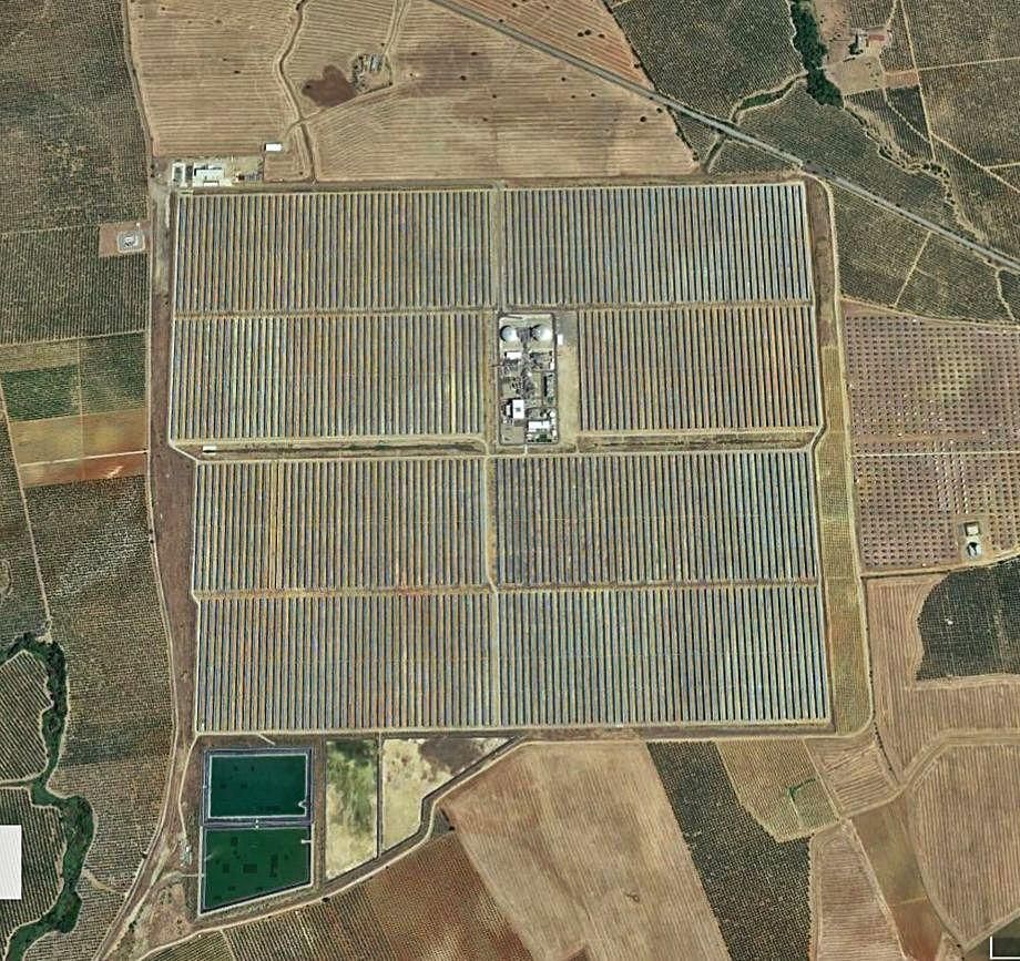 Impacto sobre el territorio de una planta de energía renovable.