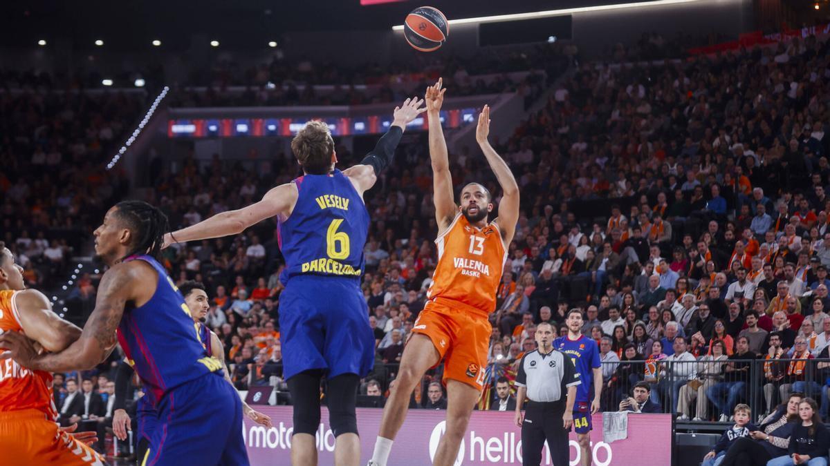 Valencia. VLC. SPD. Valencia Basket- FC Barcelona Basket Barça de Liga ACB