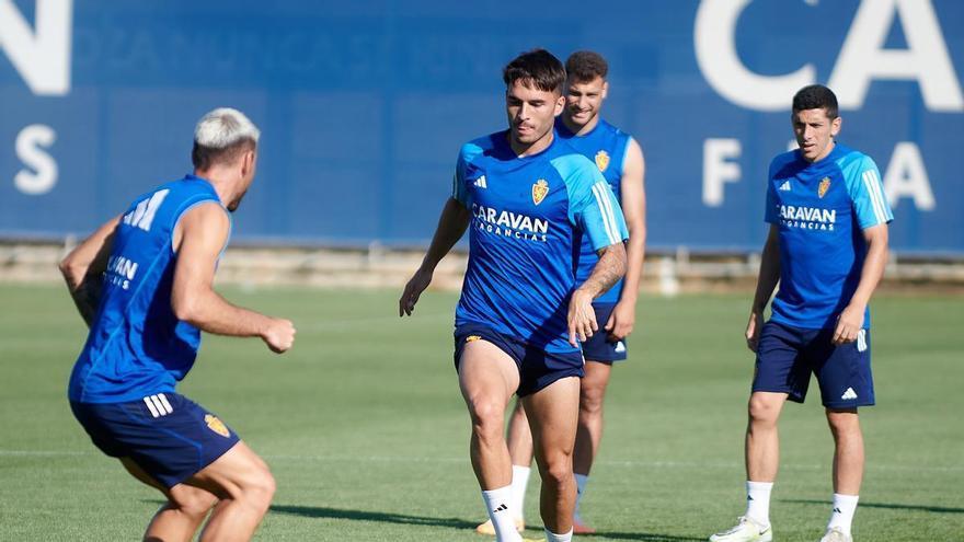 Sergi Enrich, única ausencia en la vuelta a los entrenamientos del Real Zaragoza