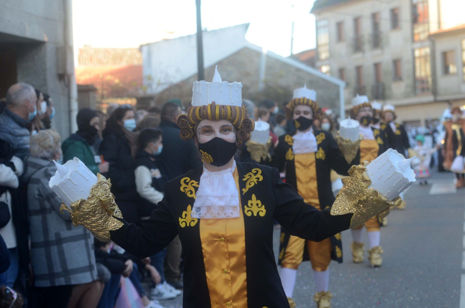 Desfile del Momo en Vilanova para despedir el Entroido 2022.