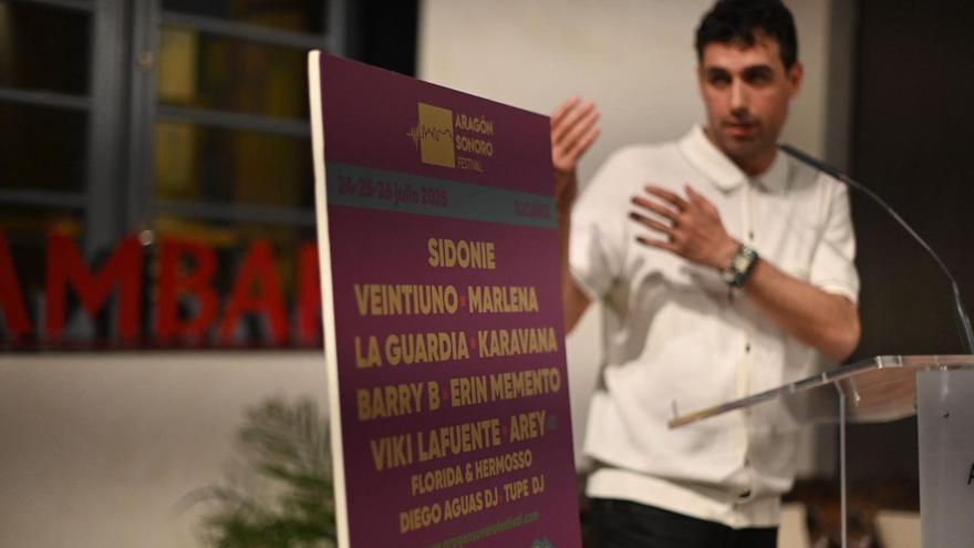 Luis Costa, de Producciones El Veintiuno, ha presentado el festival este miércoles en Zaragoza.