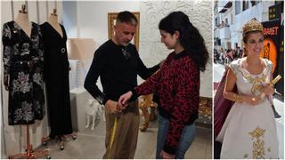 Moda con historia para una reina: Higinio Mateu diseña el vestido más esperado del Sexenni de Morella