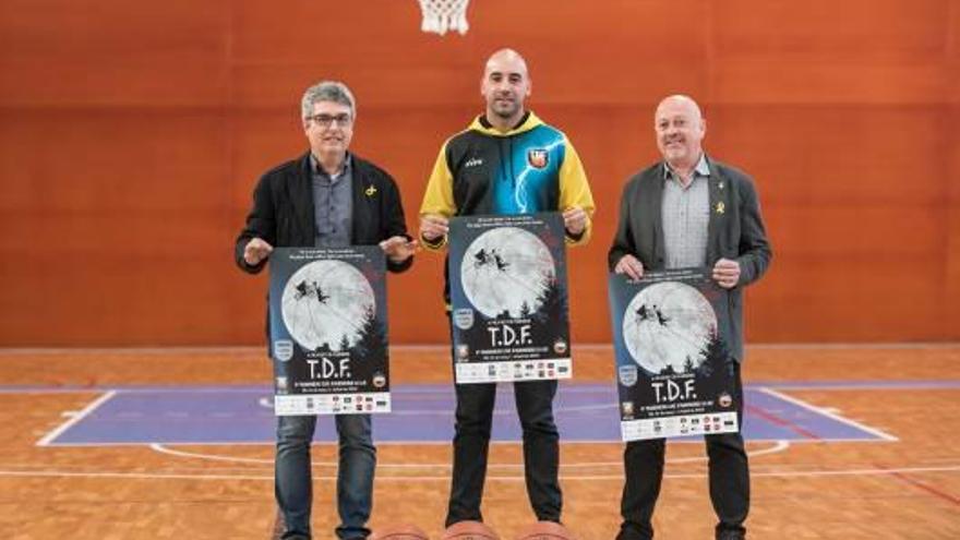 Un moment de la presentació del V Torneig de Farners.