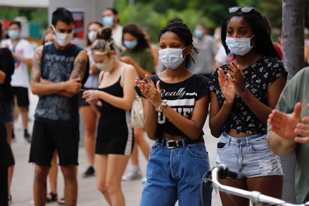 Protesta contra el racismo en Murcia