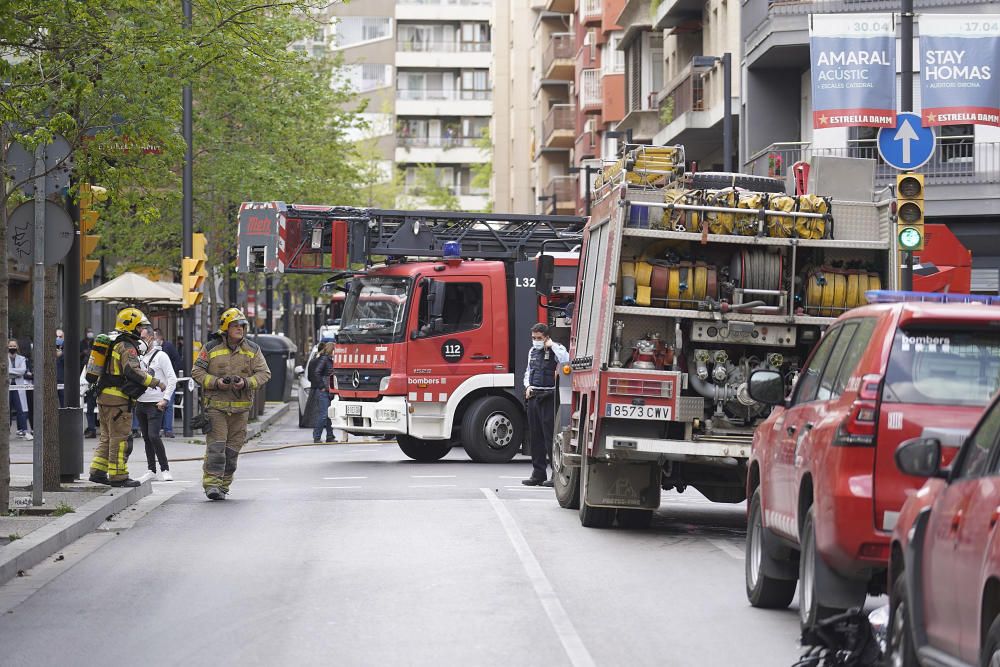 Incendi al col·legi La Salle de Girona