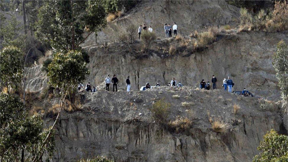 El entrenamiento de la 'albi' en La Paz generó mucha expectación