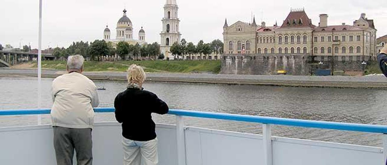 Navegando por el río Volga