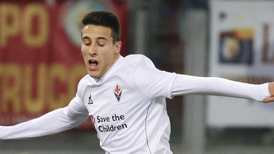 Cristian Tello, con la Fiorentina