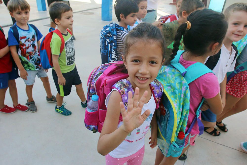 Los niños de Infantil y Primaria vuelven al cole después de las vacaciones