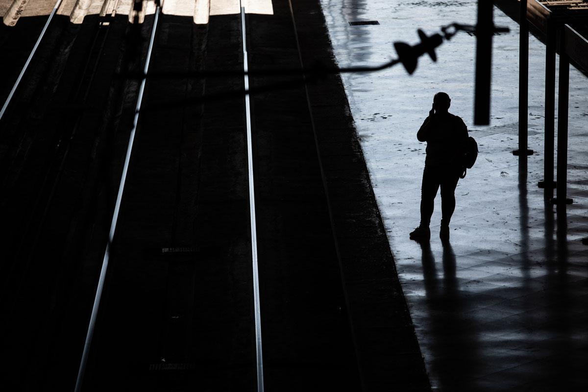 Huelga de maquinistas de Renfe.