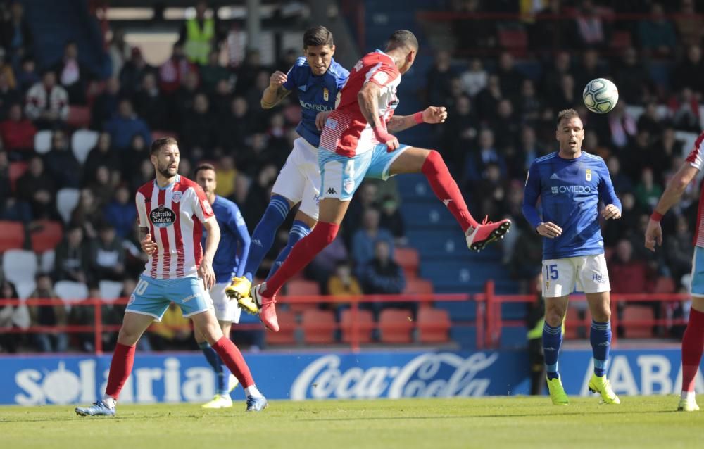 El partido del Oviedo en Lugo, en imágenes