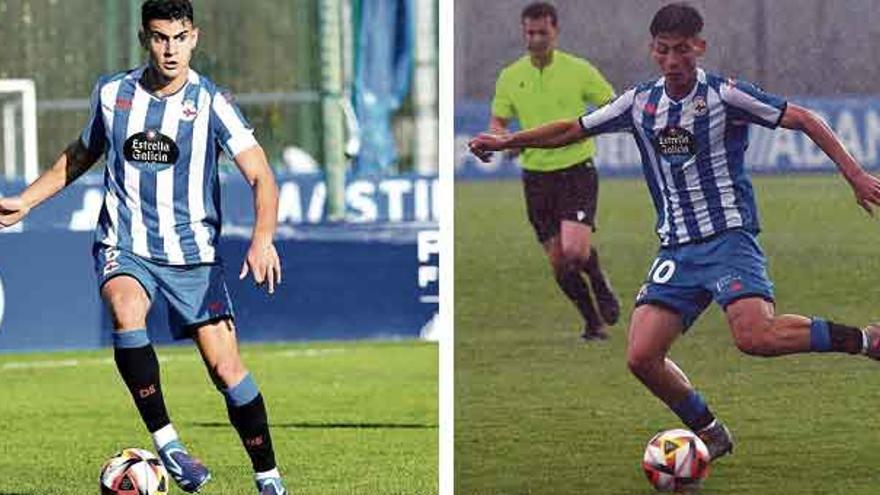 Brais Val y Jairo, tareas pendientes del Deportivo con el Fabril
