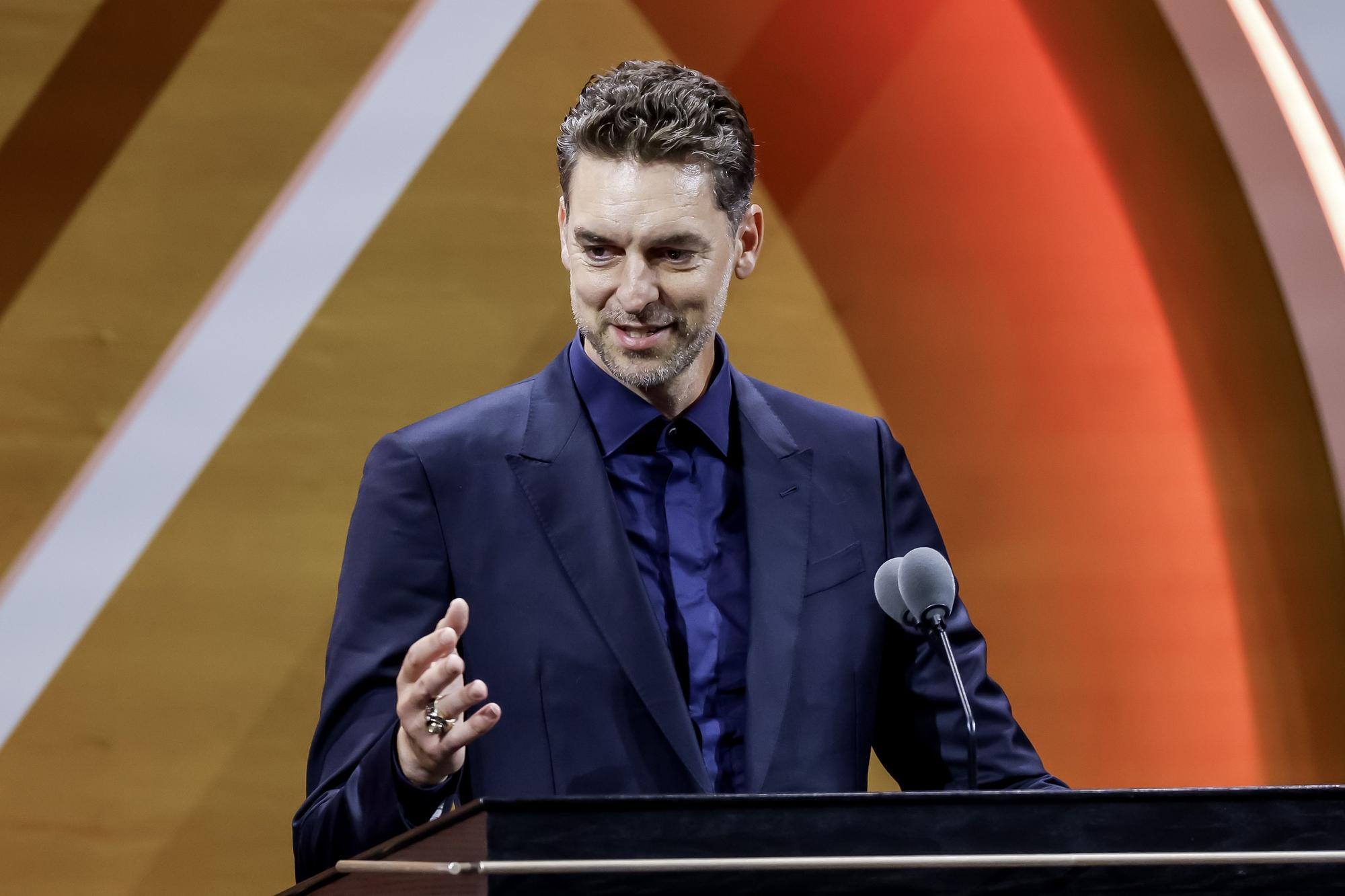 Gasol fa altre cop història en entrar al Hall of Fame