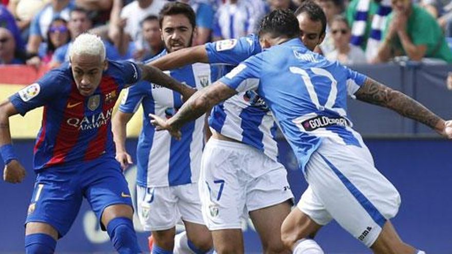 El Barça imposa la seva força i goleja el Leganés