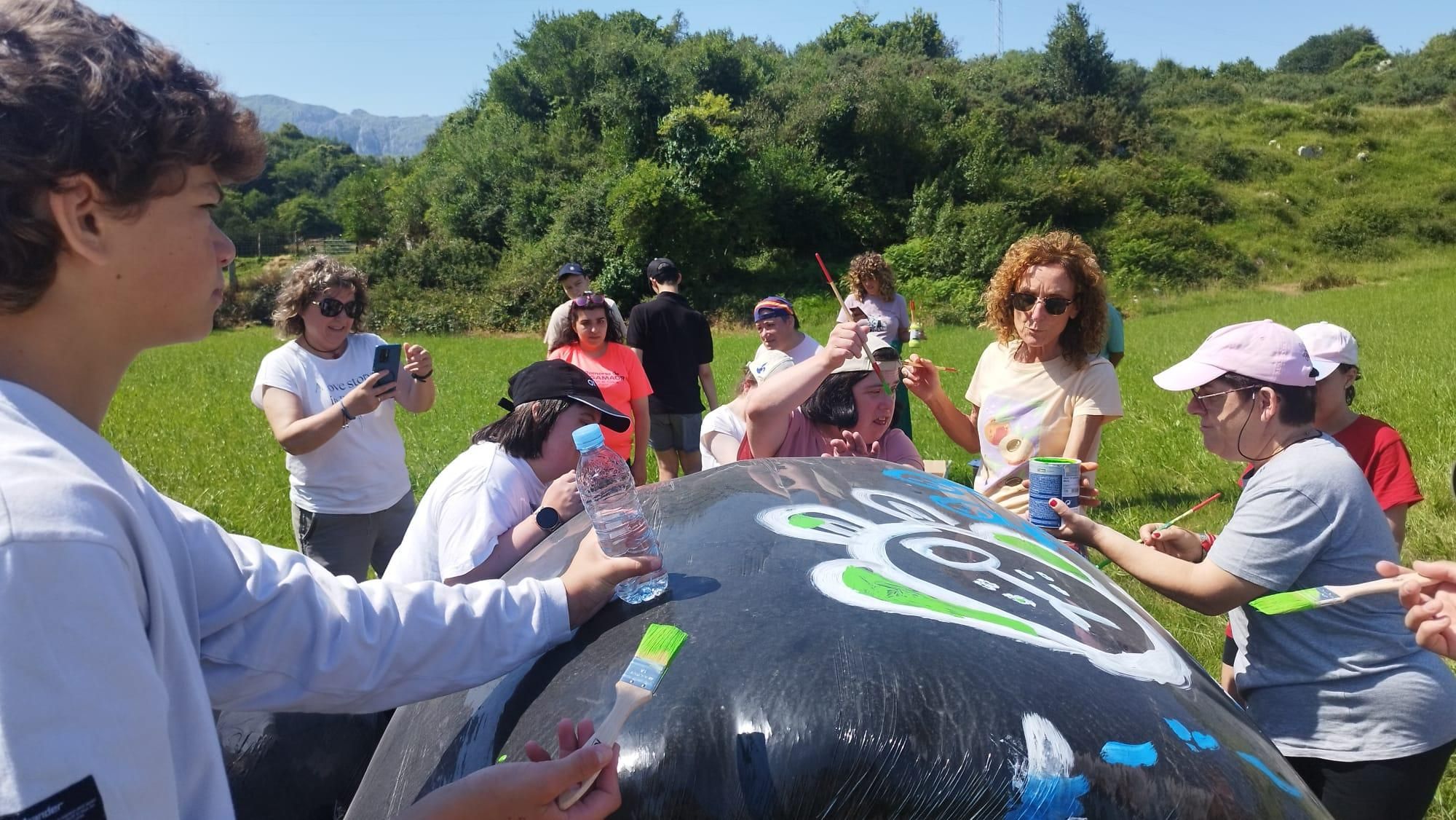 Explosión artística en los prados de Porrúa