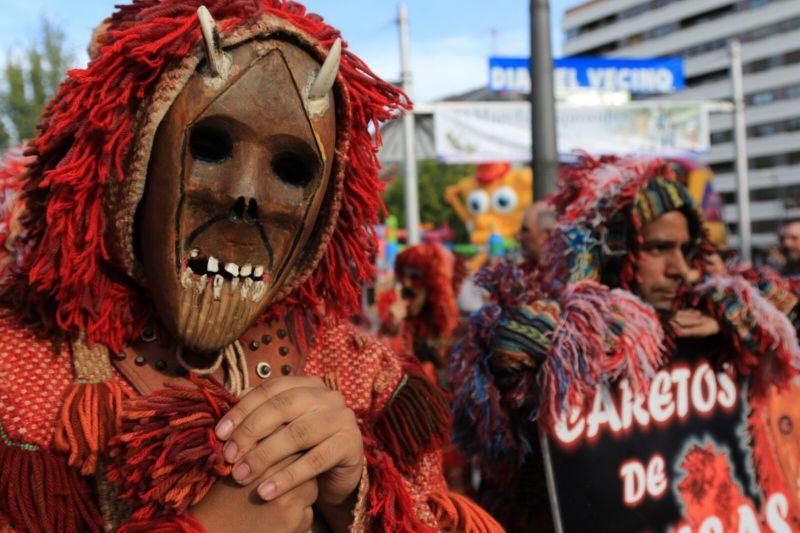 Desfile de mascaradas en Zamora