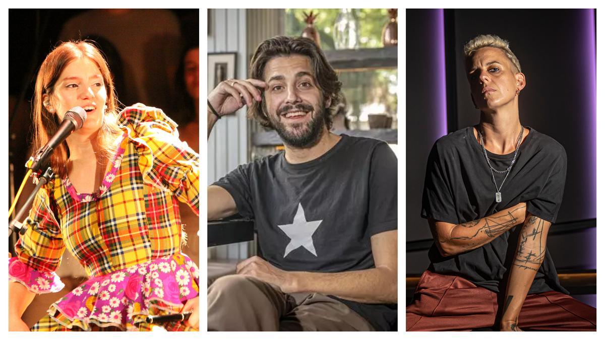 Magalí Sare, Salvador Sobral y Clara Peya, tres de los artistas adheridos a la campaña 'Boicot a Spotify'.