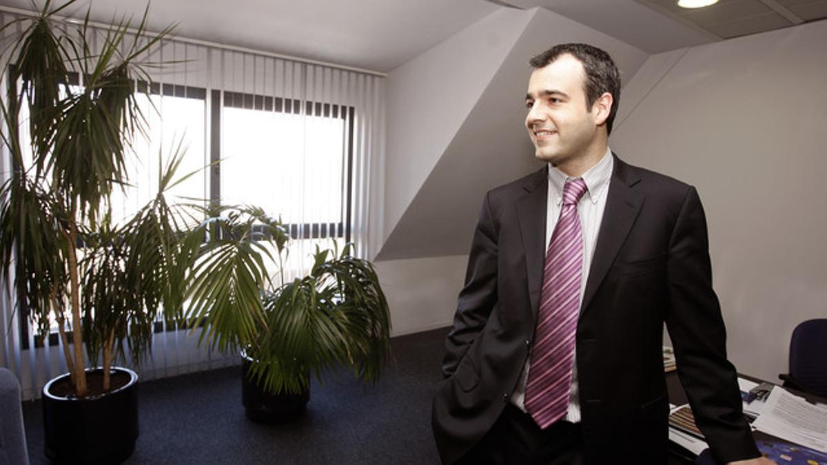 Maurici Lucena, en su despacho de Madrid, en el 2008.