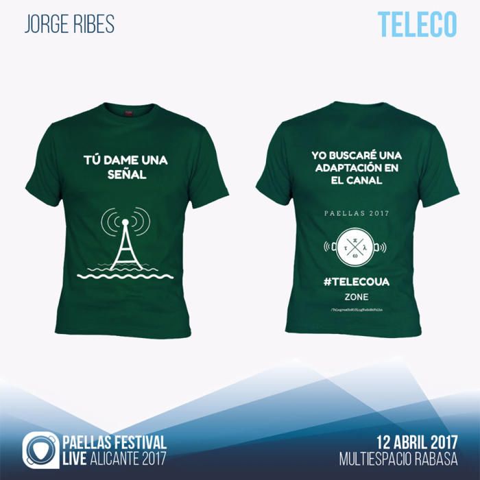 Camisetas para las Paellas 2017